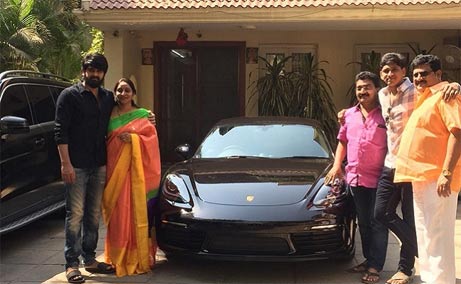 Naga Shaurya gets Porsche Car as gift on scoring hit