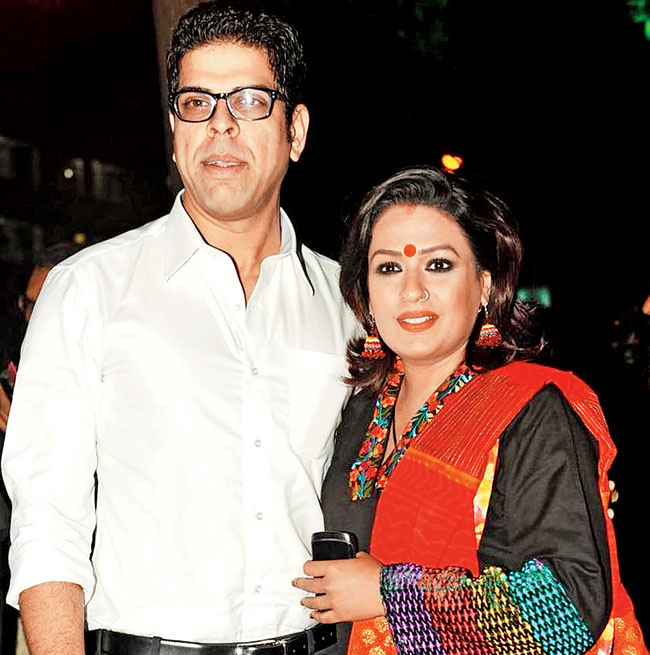 Murali Sharma and his wife Aswani Kalsekhar in Puri Jagannadh’s Mehbooba
