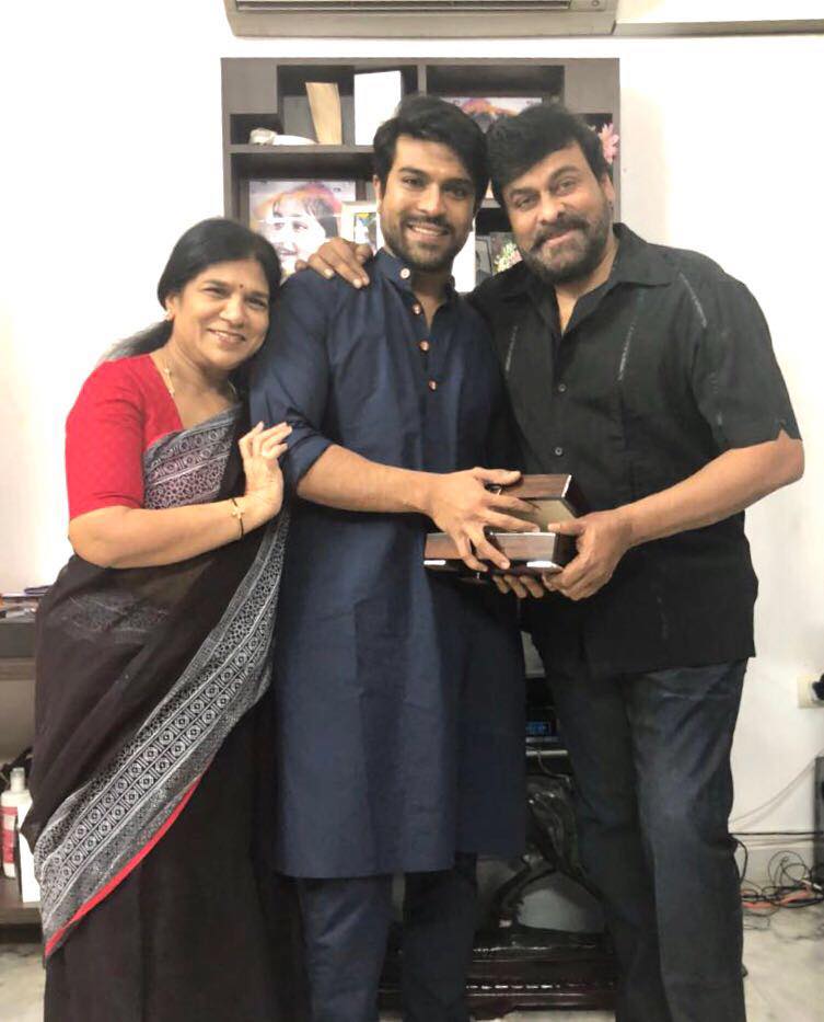 Rangasthalam star Ram Charan gets a timeless birthday gift from his father Chiranjeevi