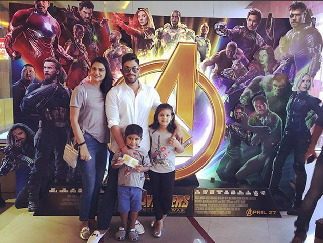 Allu Arjun's son Allu Ayaan watches Avengers Infinity War