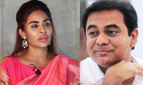 Casting Couch: Sri Reddy in begging mode for the appointment of IT Minister KTR