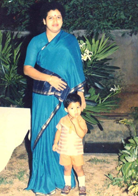Jr.NTR rare childhood Pic with his Mother