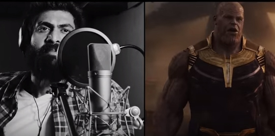 Watch Rana Daggubati as Thanos in Avengers Infinity War in this BTS Video