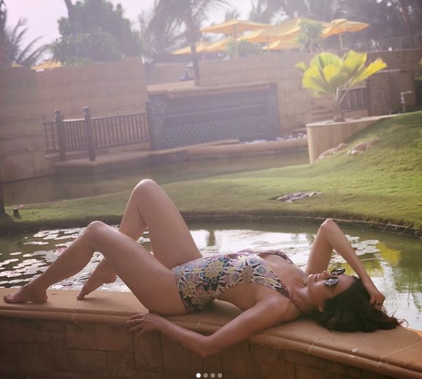 Karishma Tanna The pool just got hotter with Naagin 3 actress by its side