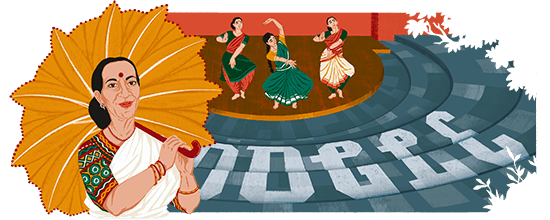 Mrinalini Sarabhai 100th birth day honored by Google Doodle