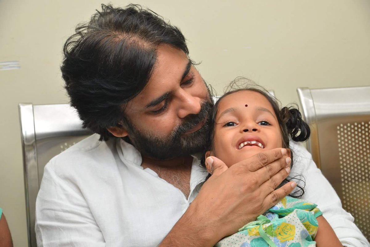 Pawan Kalyan meets muscular dystrophy patient Revathi to fulfill her wish