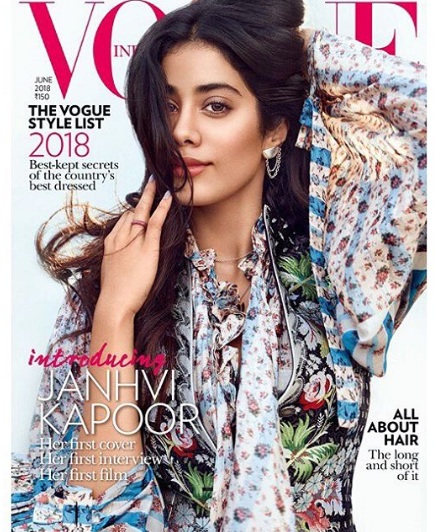 Sridevi, Boney Kapoor Daughter Janhvi Kapoor on Vogue Cover