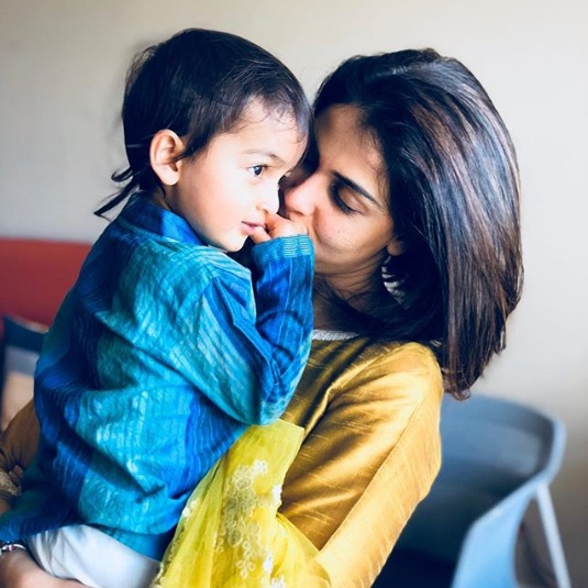 Genelia Deshmukh shares an adorable post on Son Rahyl birthday