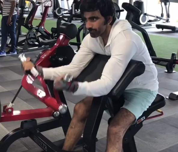 Ravi Teja Gym Workout video viral!