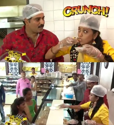 Suma Kanakala and Rajiv Kanakala are selling chaat