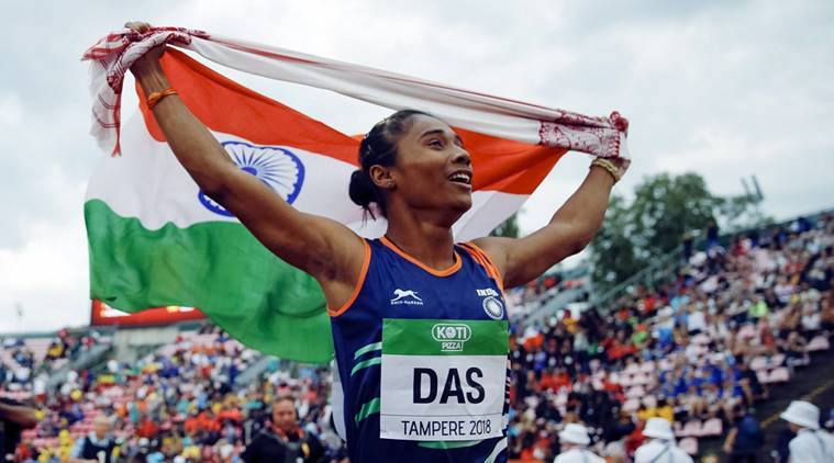 Hima Das the first Indian Gold Medalist on Track