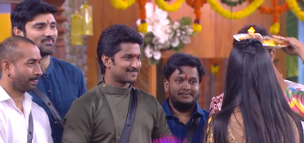 Nani celebrates Rakhi on Bigg Boss 2 Telugu Sets