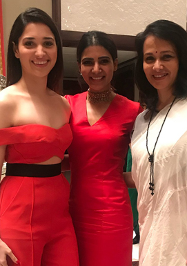 Red Hot Samantha and Tamannah with Amala Akkineni