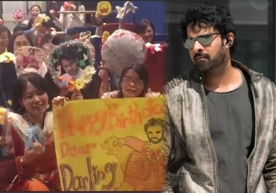 Overwhelming love for Prabhas in Japan