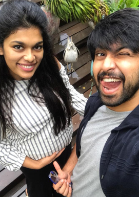 Kalyaan Dhev wife Sreeja is pregnant