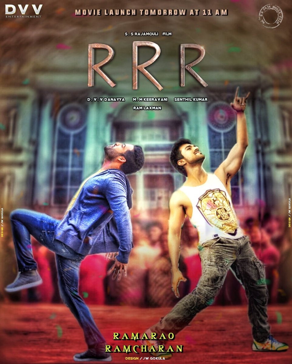 Rajamouli RRR Latest Poster Released