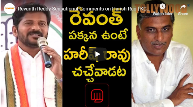 Revanth Reddy Sensational Comments on Harish Rao