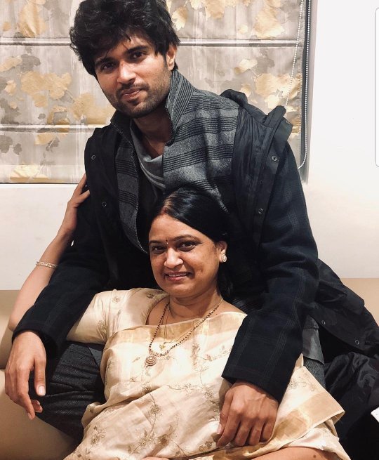 Vijay Devarakonda with Mummy Darling