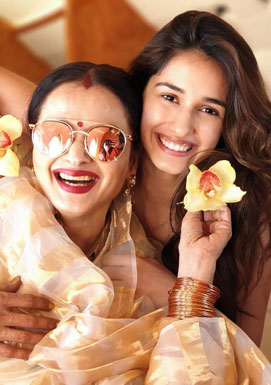 Disha Patani & Gemini Ganesan daughter in one frame