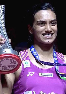 PV Sindhu 1st Indian to Win BWF World Tour Finals