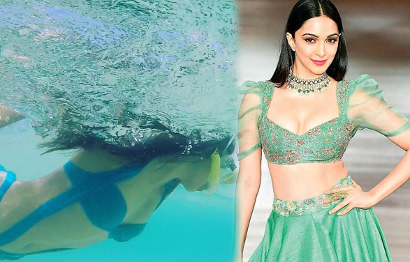 Hindi Arjun Reddy girl dipping underwater in bikini