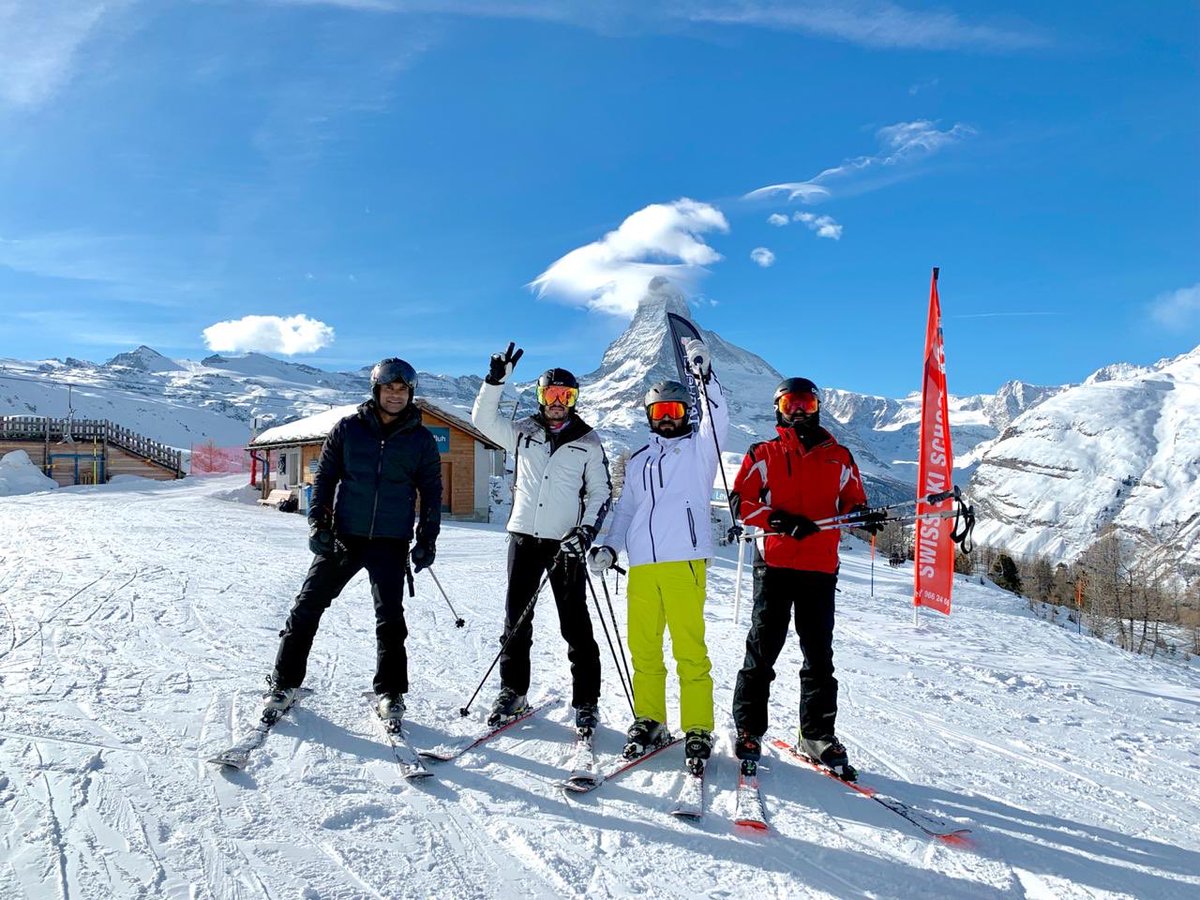 Ram Charan and Akhil Akkineni on Snow Vacation
