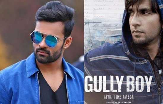 Sai Dharam Tej in Gully Boy Telugu Remake?