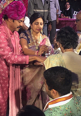 Rare pic from Venkatesh Daughter wedding