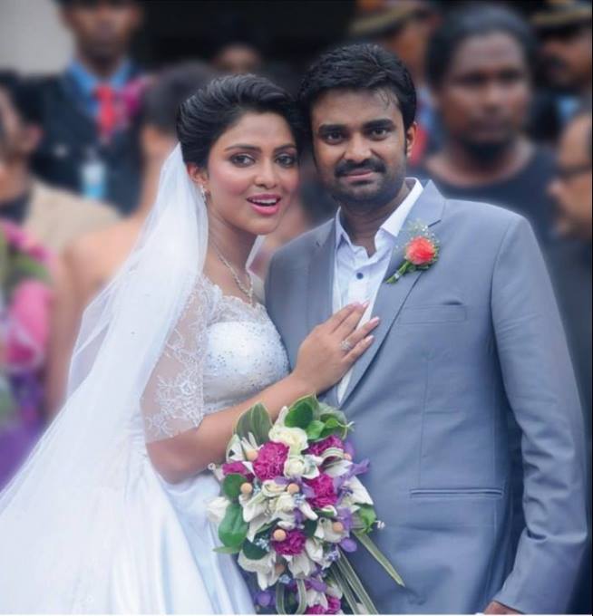 Amala Paul shared the first pictures of her wedding