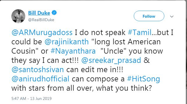Hollywood actor wants to become Nayantara Uncle