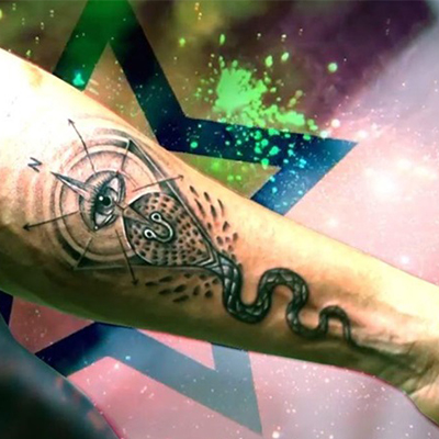 Nagarjuna Snake & Eye Tattoo comes with a story