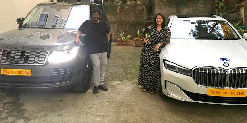 Range Rover for Puri Jagannadh and BMW for Charmee