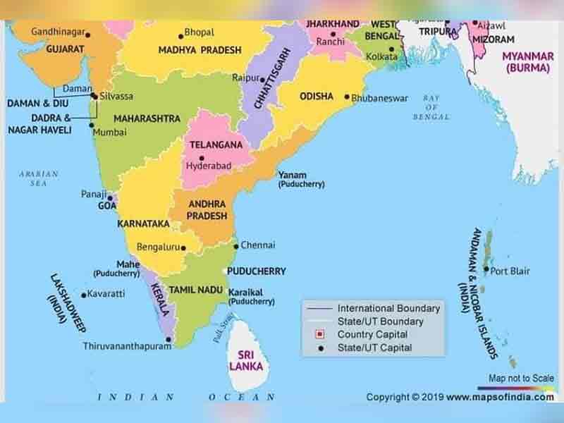New India map: BJP leader’s mistake on AP capital