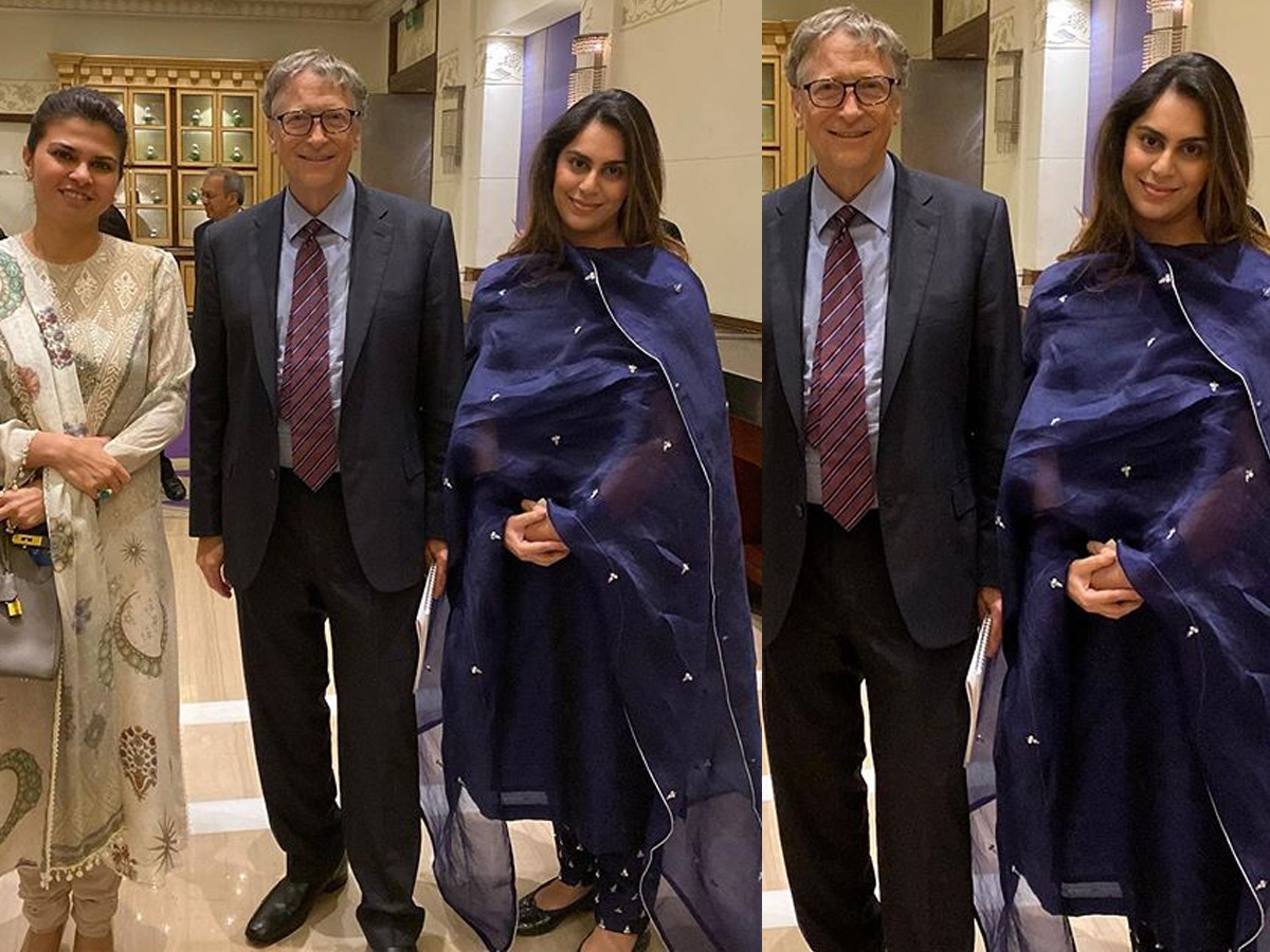 Ram Charan wife Upasana meets Bill Gates