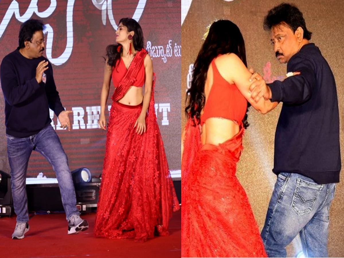 RGV caught dancing with Naina Ganguly
