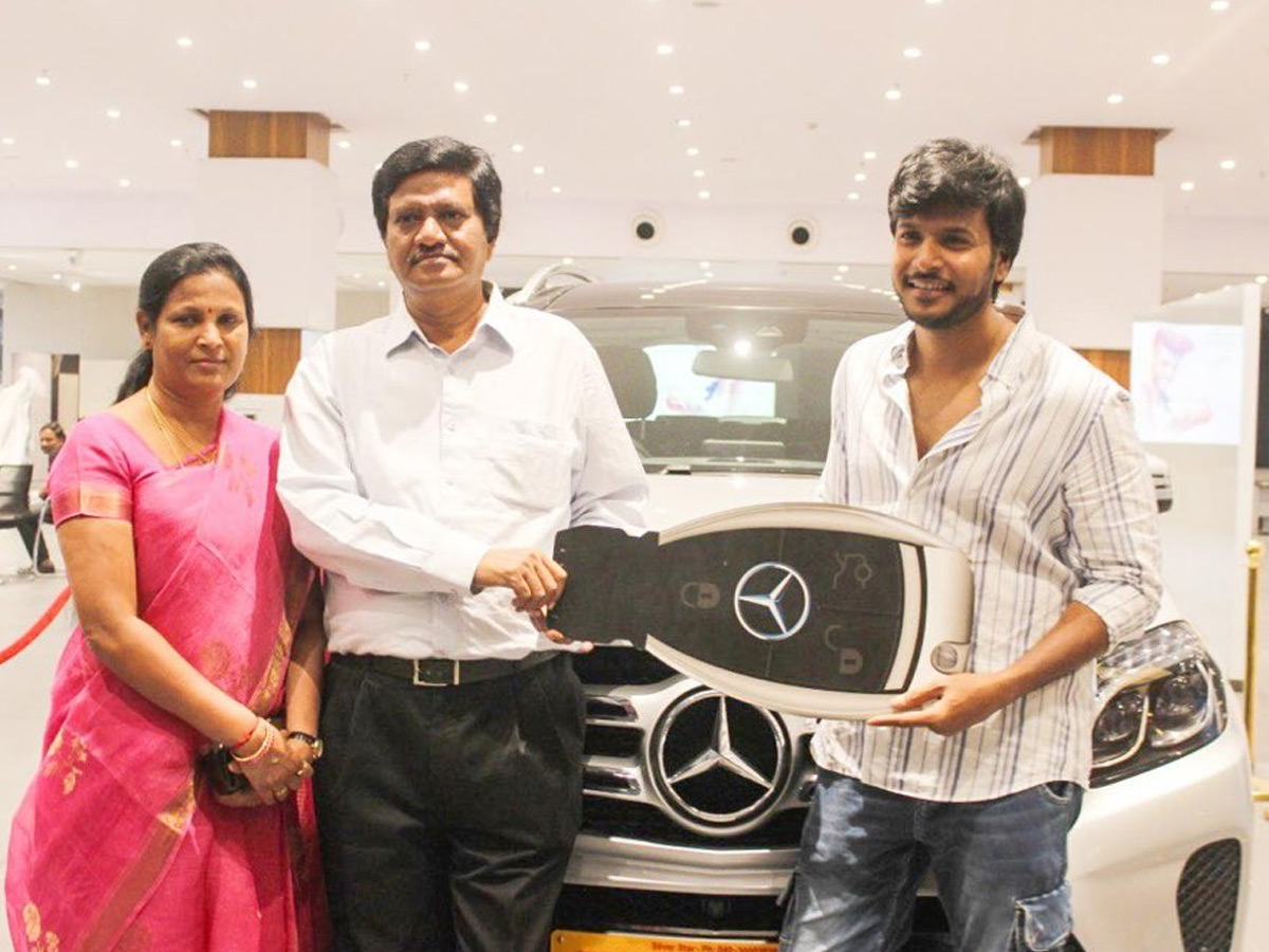 Sundeep Kishan gifts his Parents a Luxurious Benz Car