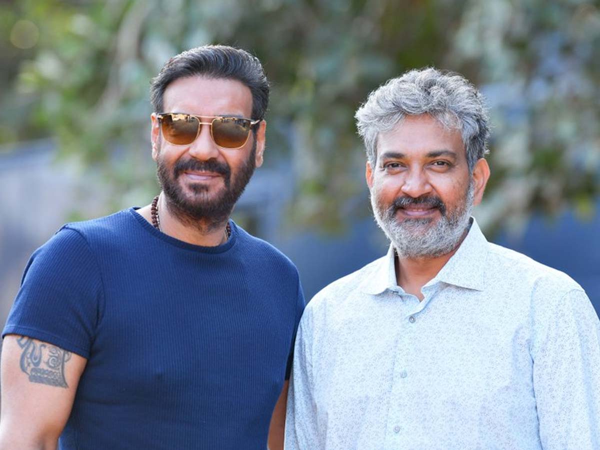 Rajamouli super charged to start RRR shoot with Ajay Devgn