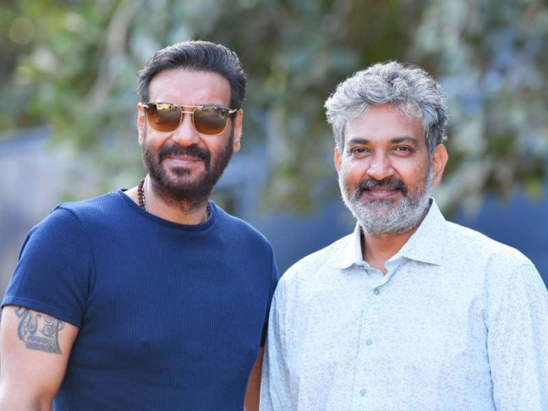 Rajamouli super charged to start RRR shoot with Ajay Devgn