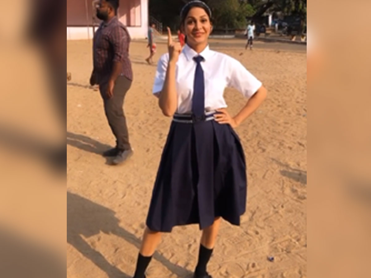 Lavanya Tripathi in school uniform!