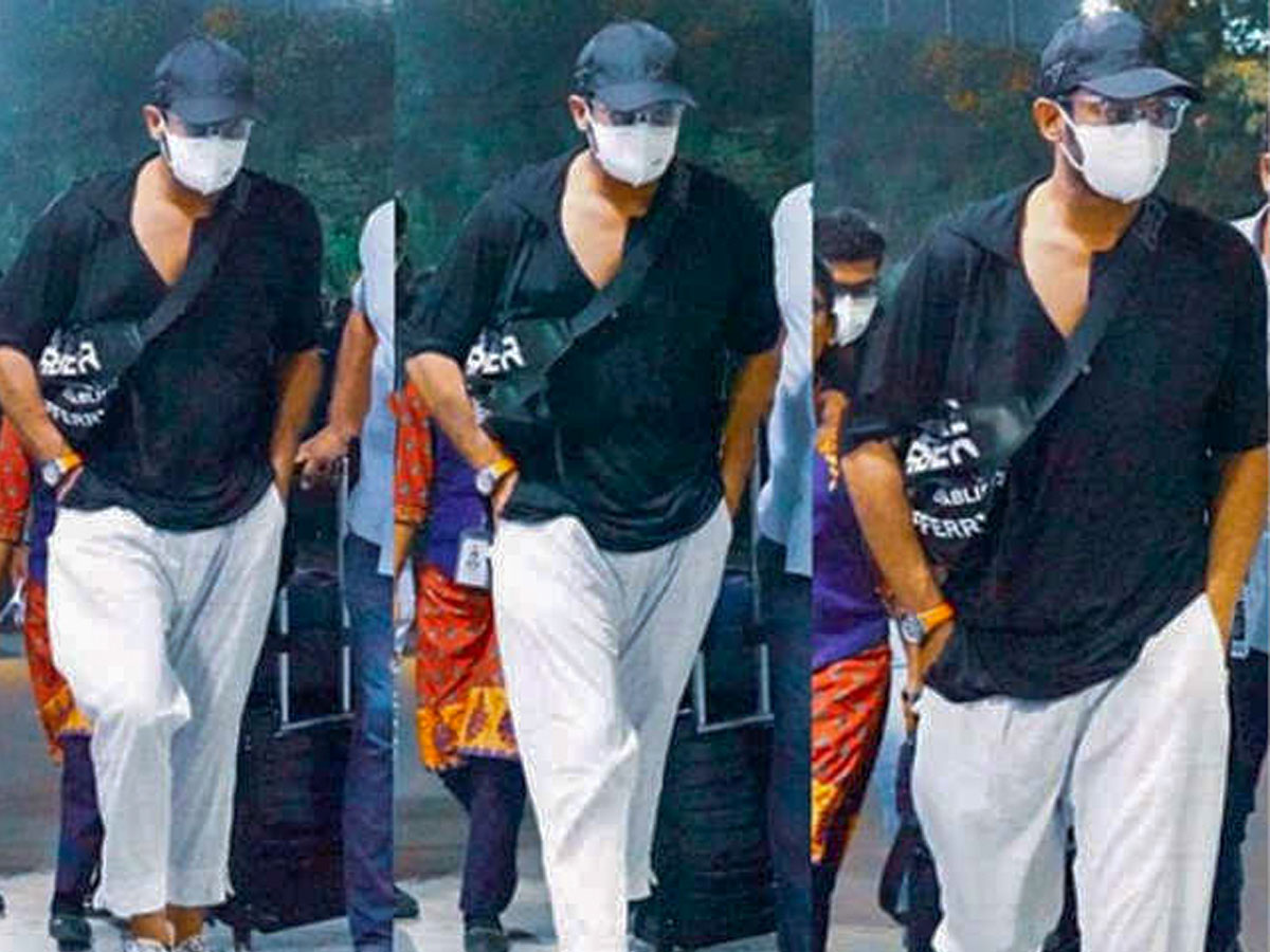 Prabhas spotted wearing face mask