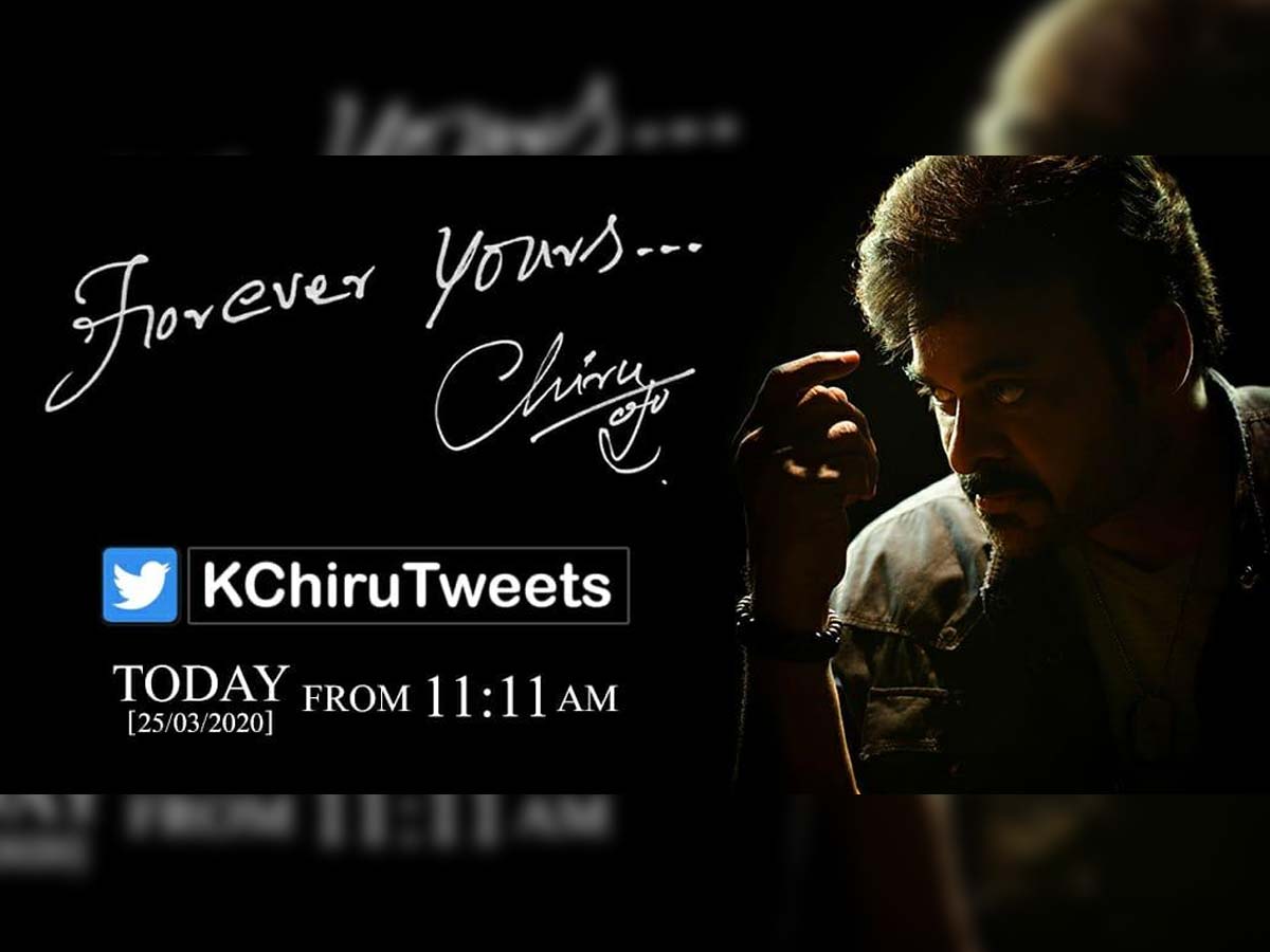 Chiranjeevi to join Twitter today at 11:11 am