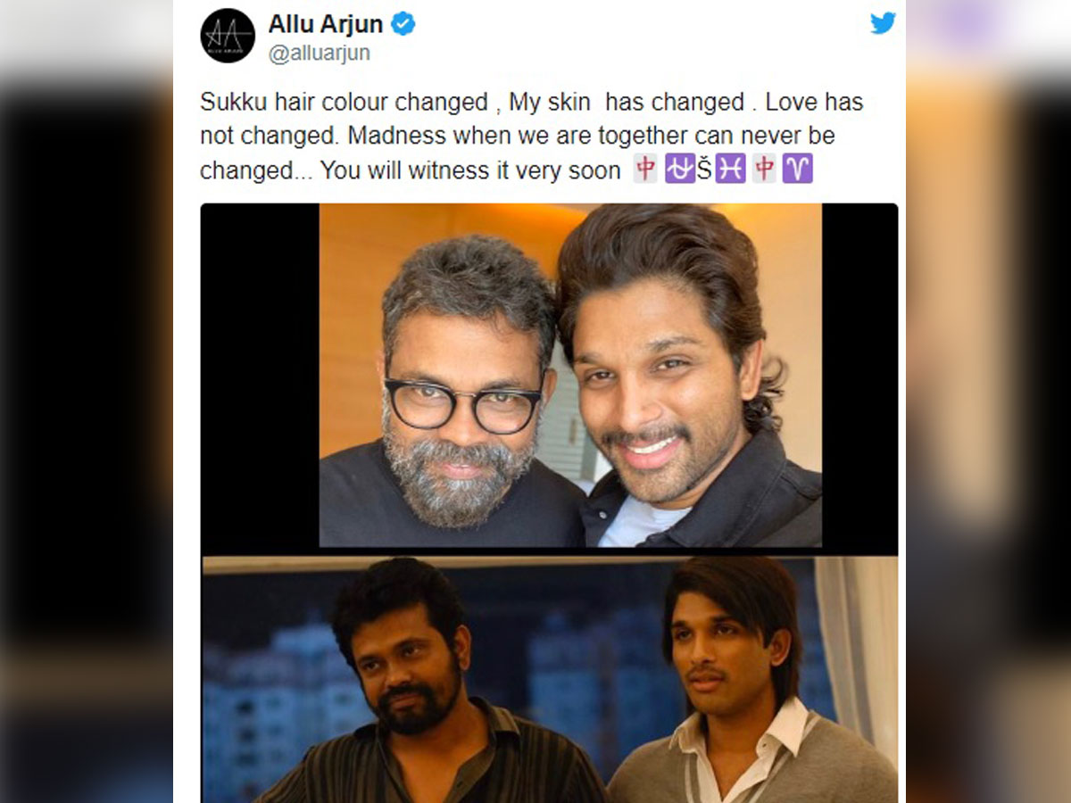 Allu Arjun revealed PUSHPA title before five months