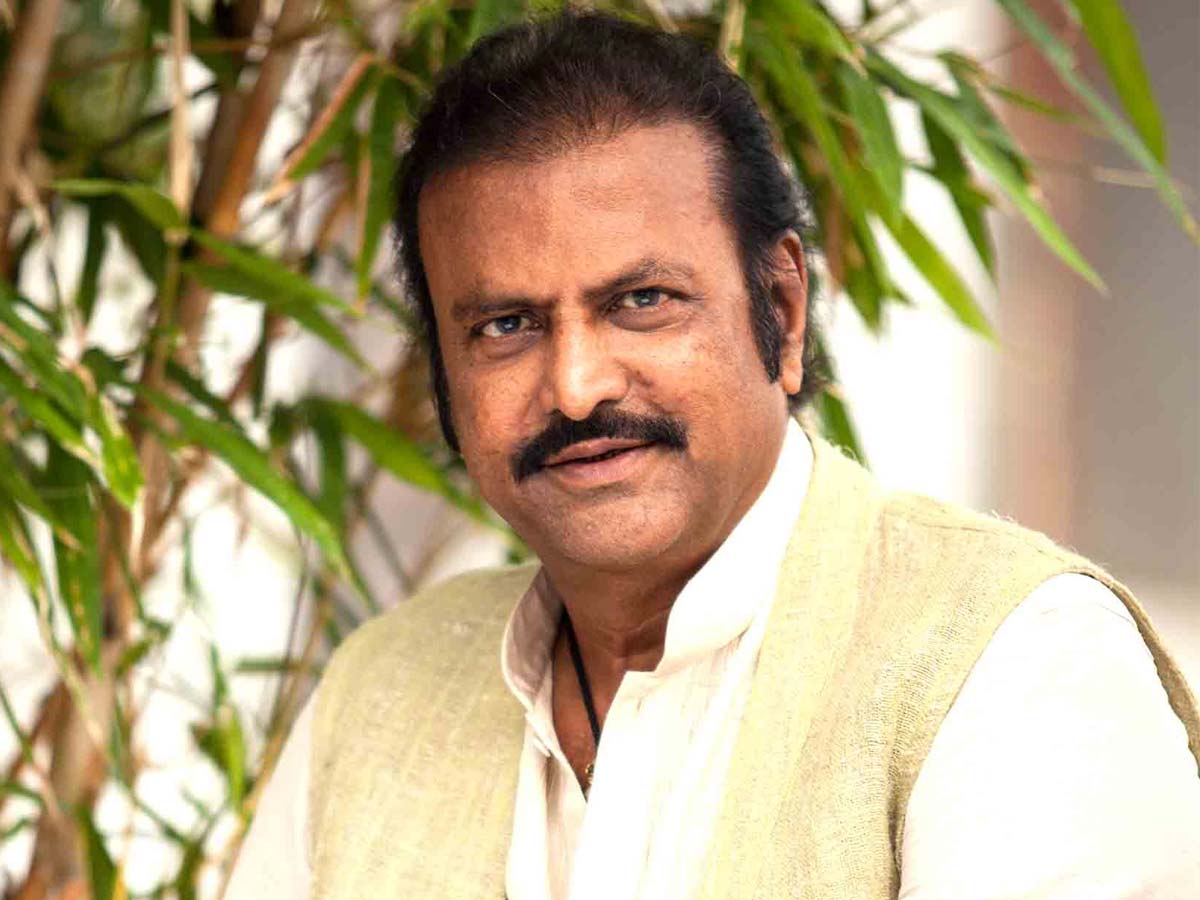 Unknown people warning to Mohan Babu in his house