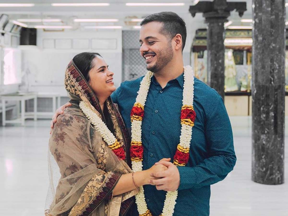 Vidyu Raman engaged to  Fitness and Nutrition expert Sanjay
