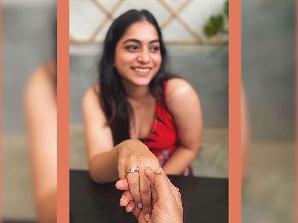 Punarnavi Bhupalam posts her engagement ring!