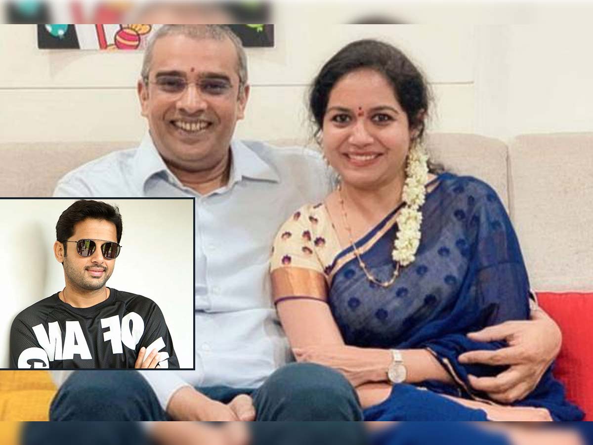 Nithiin throws a party at a star hotel for Singer Sunitha and Ram