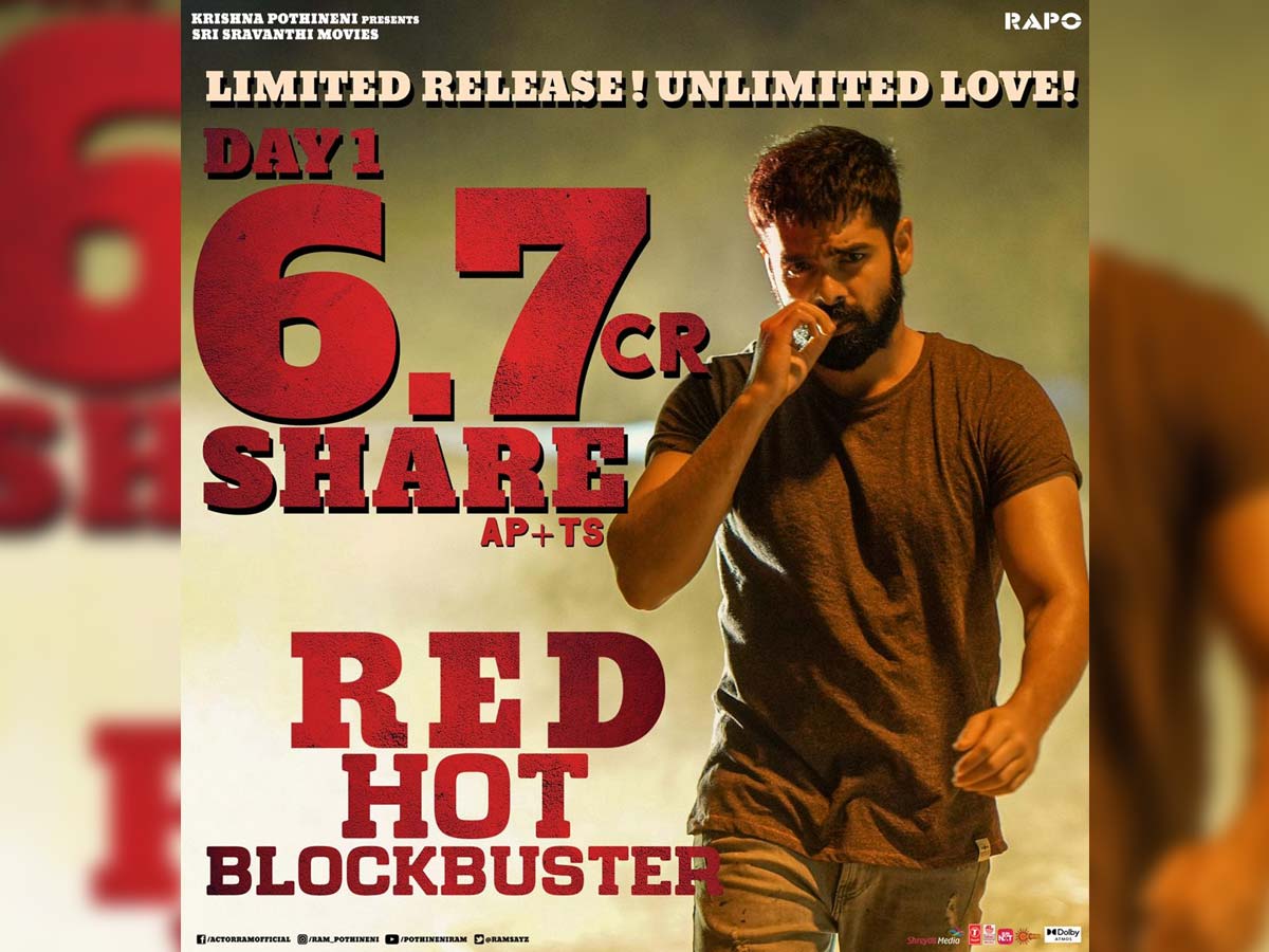 Red movie 1st Day AP/TS Box Office Collections