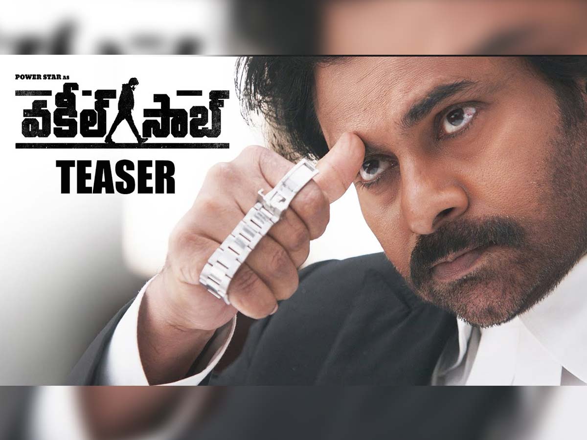 Vakeel Saab teaser packed with Pawan Kalyan solid punch and swag