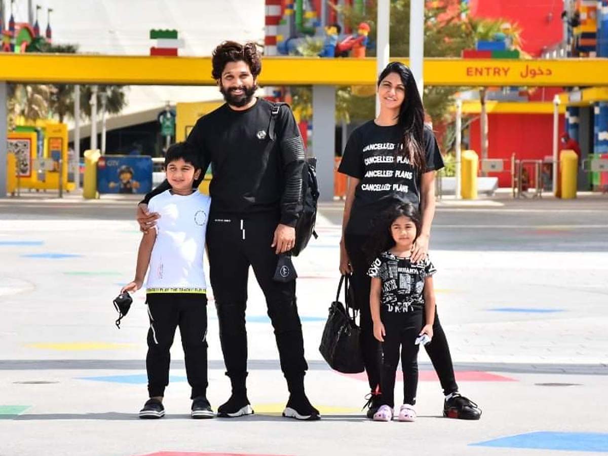 Allu Arjun mini holiday with family in Dubai