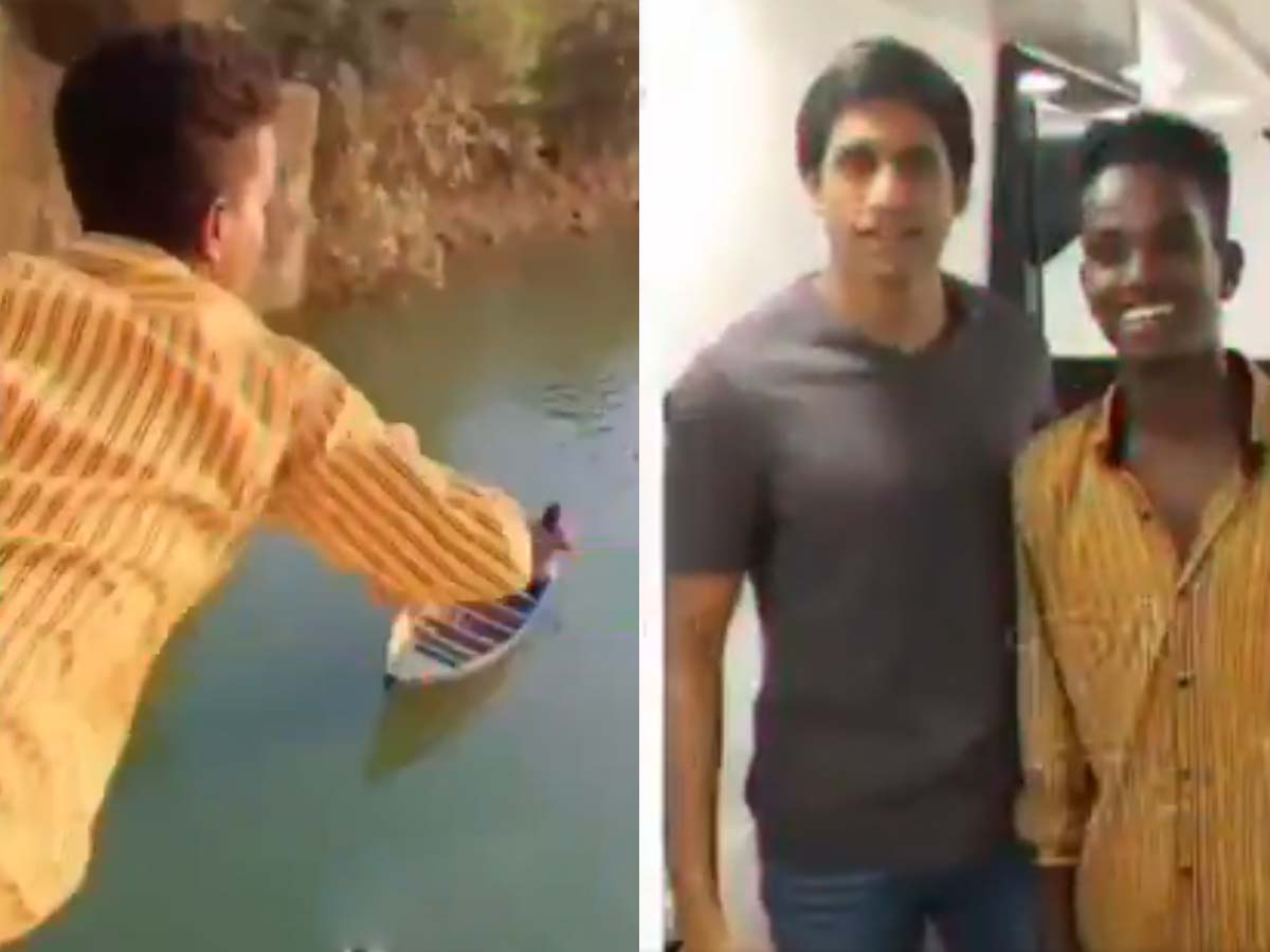 Fan jumps into river to meet Naga Chaitanya